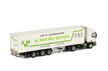 ギャラリービューアに画像をロードする, van der Meulen Transport DAF CF 85 Space Cab リーファートレーラー Thermoking 3軸 /WSIダブリューエスアイ 1/50 10173