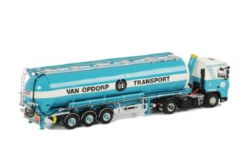 ギャラリービューアに画像をロードする, van Opdorp DAF XF 105 Space Cab バルクトレーラー Kipper 3軸 /WSIダブリューエスアイ 1/50 10083