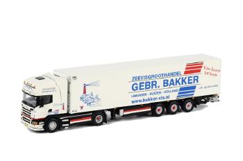 ギャラリービューアに画像をロードする, Bakker Vishandel SCANIAスカニア R Topline リーファートレーラー Thermoking 3軸 /WSIダブリューエスアイ 1/50 9524