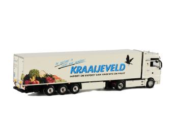 ギャラリービューアに画像をロードする, Kraaijeveld MAN TGX XXL リーファートレーラー Thermoking 3軸 /WSIダブリューエスアイ 1/50 9413