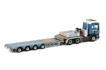 ギャラリービューアに画像をロードする, Sarens SCANIAスカニア R Highline 低床セミトレーラー4軸 /WSIダブリューエスアイ 1/50 10187