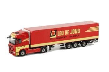 ギャラリービューアに画像をロードする, Leo de Jong メルセデスアクトロス Mega Space リーファートレーラー Thermoking 3軸 /WSIダブリューエスアイ 1/50 10151