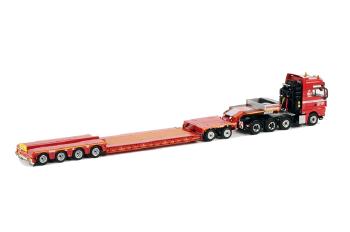 ギャラリービューアに画像をロードする, Kran Saller MAN TGX XXL 4軸低床トレーラー /WSIダブリューエスアイ 1/50 9959