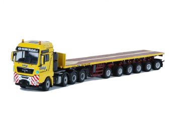 ギャラリービューアに画像をロードする, Eisele AG MAN TGX XXL バラストトレーラー 6軸 /WSIダブリューエスアイ 1/50 9623