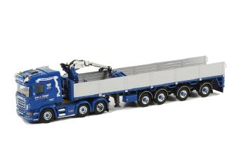 ギャラリービューアに画像をロードする, John van Limpt SCANIAスカニア R Topline Brick トレーラー 4軸 /WSIダブリューエスアイ 1/50 9838