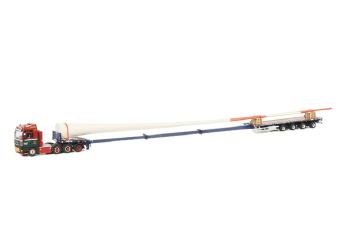 ギャラリービューアに画像をロードする, Norager MAN TGA XXL Telesteptrailer + Wing /WSIダブリューエスアイ 1/50 3390480