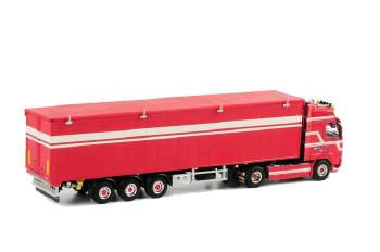 ギャラリービューアに画像をロードする, Stam - Waalwijk ボルボ FH2 Globetrotter Cargo Floor Trailer 3軸 /WSIダブリューエスアイ 1/50 9463