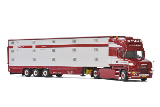 ギャラリービューアに画像をロードする, 【予約】4-6月以降発売予定Vaex SCANIAスカニア T5 Live Stock Trailer 3軸 トラック /WSI 建設機械模型 工事車両 1/50 ミニチュア