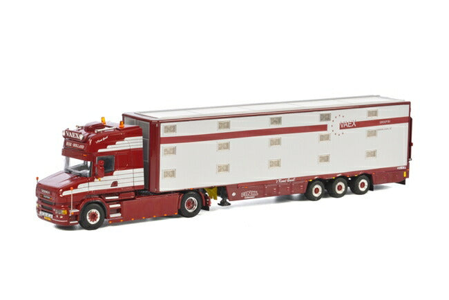 ギャラリービューアに画像をロードする, 【予約】4-6月以降発売予定Vaex SCANIAスカニア T5 Live Stock Trailer 3軸 トラック /WSI 建設機械模型 工事車両 1/50 ミニチュア