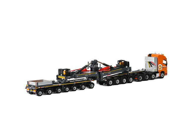 ギャラリービューアに画像をロードする, 【予約】2018年1-3月以降発売予定Van der Vlist Volvo FH4 Globetrotter XL Nooteboomノーテブーム Mega Windmill トレーラー (4 + 7軸)トラック 建設機械模型 工事車両 WSI 1/50 ミニチュア