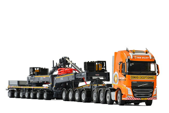 ギャラリービューアに画像をロードする, 【予約】2018年1-3月以降発売予定Van der Vlist Volvo FH4 Globetrotter XL Nooteboomノーテブーム Mega Windmill トレーラー (4 + 7軸)トラック 建設機械模型 工事車両 WSI 1/50 ミニチュア