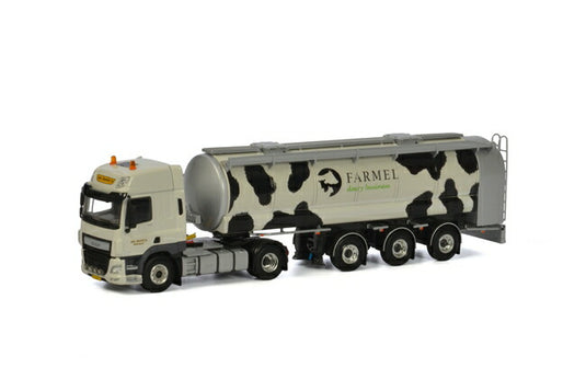 Gebr. Dunnink DAF CF Space Cab Tanker Liquid 3軸トラック 建設機械模型 工事車両 WSI 1/50 ミニチュア