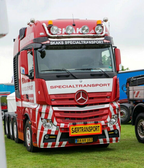 ギャラリービューアに画像をロードする, 【予約】4-6月以降発売予定Skaks Specialtransport Mercedesメルセデスベンツアクトロス SLT Giga Space 8x4 ノーテブーム Multi-PX 5軸 トラック トラクタヘッド /WSI 建設機械模型 工事車両 1/50 ミニチュア