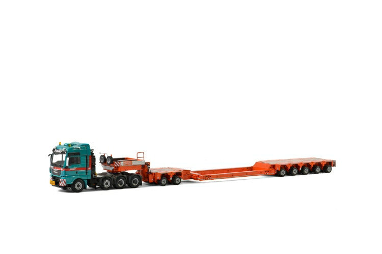 ギャラリービューアに画像をロードする, Gruber MAN TGX XXL Scheuerle Intercombiトレーラー /WSI 建設機械模型 工事車両 1/50 ミニチュア