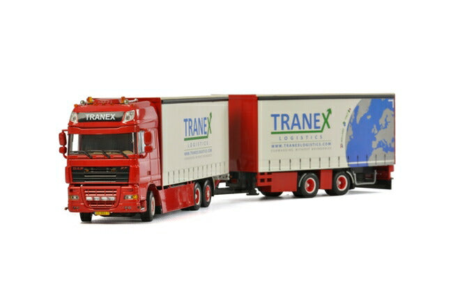 ギャラリービューアに画像をロードする, Tranex DAF XF 105 Super Space Cab Combiトラック /WSI 建設機械模型 工事車両 1/50 ミニチュア