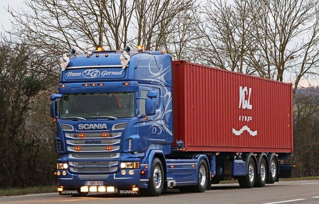 SCANIA TOPLINE 赤 フルトレーラー 1/50 SCANIA TOPLINE 赤 フルトレーラー 1/50 スカニア R Topline コンテナ