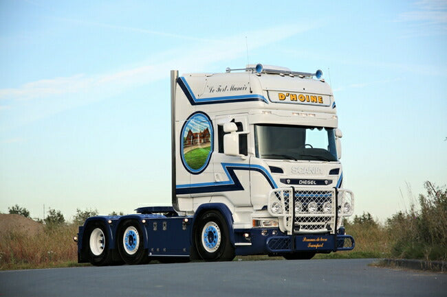 ギャラリービューアに画像をロードする, 【予約】4-6月以降発売予定D'Hoine SCANIAスカニア R Streamline Topline リーファートレーラー Carrier 3軸 トラック /WSI 建設機械模型 工事車両 1/50 ミニチュア