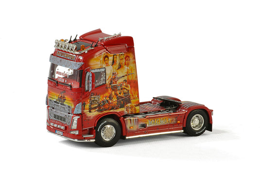 PC Truck SARL (Interceptor) Volvoボルボ FH4 Globetrotterトラック トラクタヘッド 建設機械模型 工事車両 WSI 1/50 ミニチュア