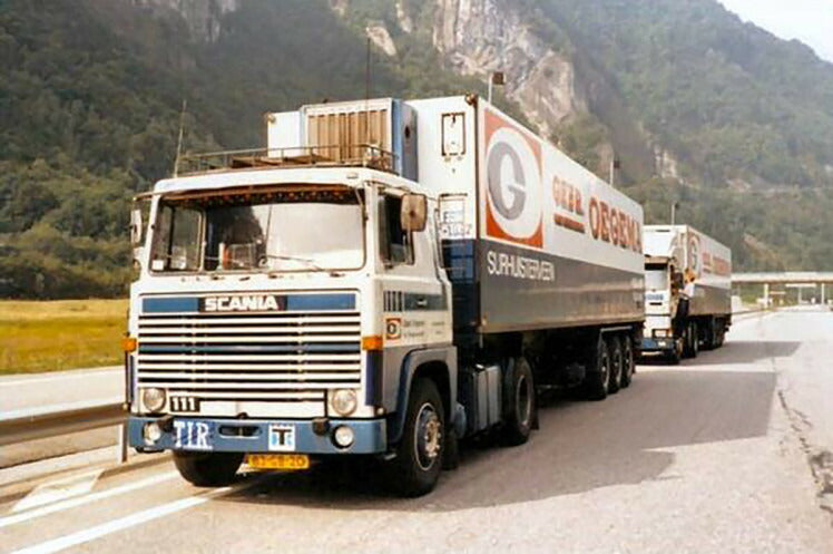 ギャラリービューアに画像をロードする, 【予約】2019年1-3月以降発売予定Oegema SCANIA 1 SERIES 4x2 CLASSIC リーファートレーラー - 3 軸 /建設機械模型 工事車両 WSI 1/50 ミニチュア