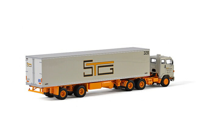 ギャラリービューアに画像をロードする, STG Autier Volvo F88 Classic Cool トレーラートラック 建設機械模型 工事車両 WSI 1/50 ミニチュア
