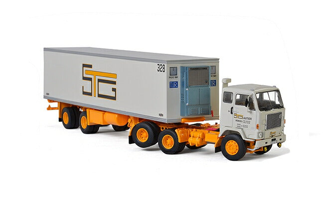 ギャラリービューアに画像をロードする, STG Autier Volvo F88 Classic Cool トレーラートラック 建設機械模型 工事車両 WSI 1/50 ミニチュア