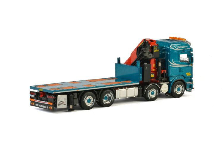 ギャラリービューアに画像をロードする, BA Perssons Kranbilar / Akka Frakt Scaniaスカニア R Streamline Highline Palfinger 150002トラック 建設機械模型 工事車両 WSI 1/50 ミニチュア