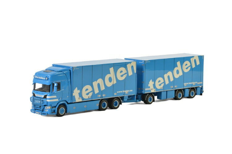 ギャラリービューアに画像をロードする, Tenden SCANIA R HIGHLINE CR20H 6X2 TAG AXLE RIGED TRUCK DRAWBAR BOX 6軸 トラック/建設機械模型 工事車両 WSI 1/50 ミニチュア