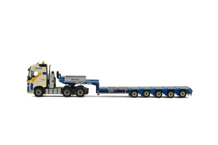 ギャラリービューアに画像をロードする, Alt?ad VOLVO FH4 GLOBETROTTER 6x4 Nooteboom MCO PX 5軸 トラック トレーラー/建設機械模型 工事車両 WSI 1/50 ミニチュア
