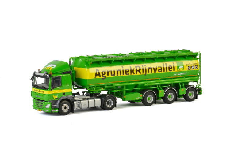 ギャラリービューアに画像をロードする, AgruniekRijnvallei DAF CF SLEEPER CAB 4x2 BULK TRAILER / ANIMAL FEED 3軸 トラック/建設機械模型 工事車両 WSI 1/50 ミニチュア