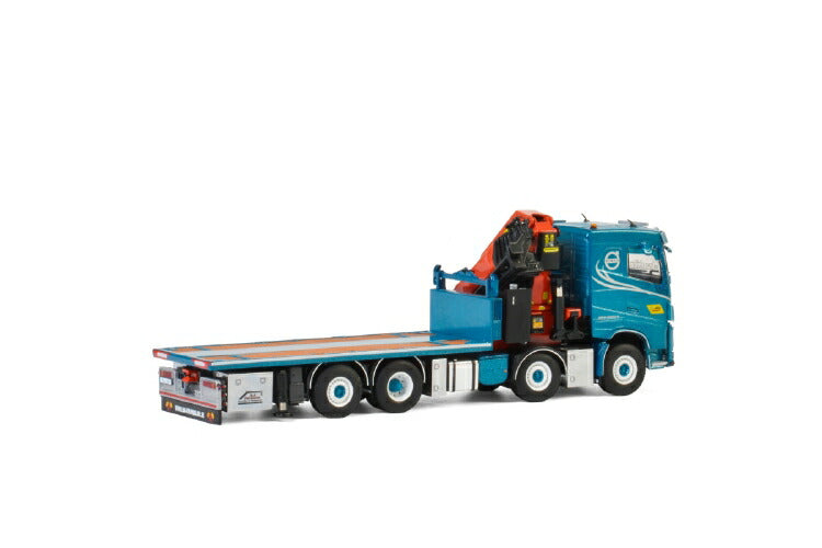 ギャラリービューアに画像をロードする, BA Perssons Kranbilar; VOLVO FH4 SLEEPER CAB 8x2 TAG AXLE PALFINGER 7800.2 | JIBトラック /建設機械模型 工事車両 WSI 1/50 ミニチュア