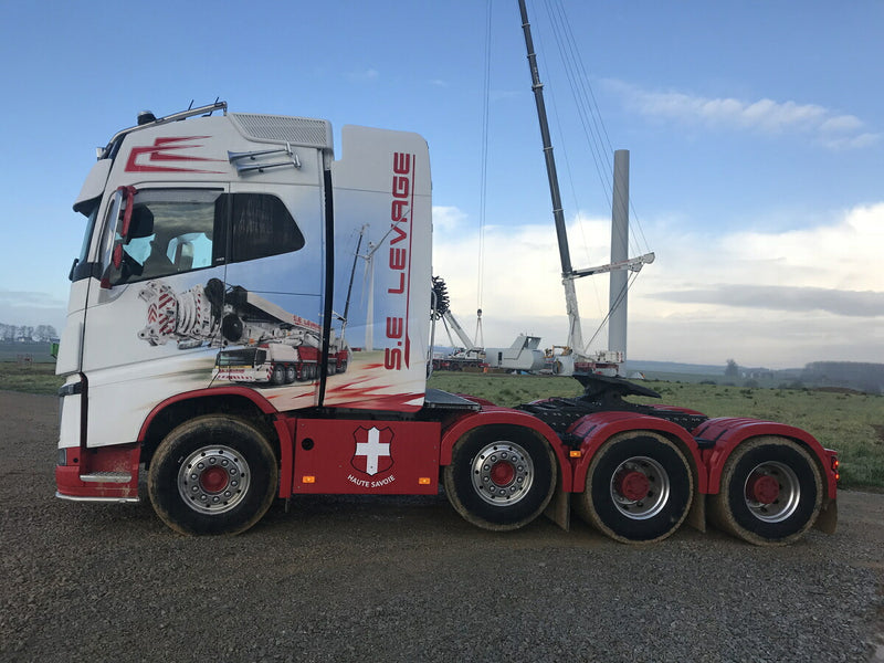 ギャラリービューアに画像をロードする, 【予約】10-12月以降発売予定S.E. Lavage VOLVO FH4 GLOBETROTTER 8X4 バラストトレーラー - 6 AXLEトレーラー /建設機械模型 工事車両WSI 1/50 ミニチュア