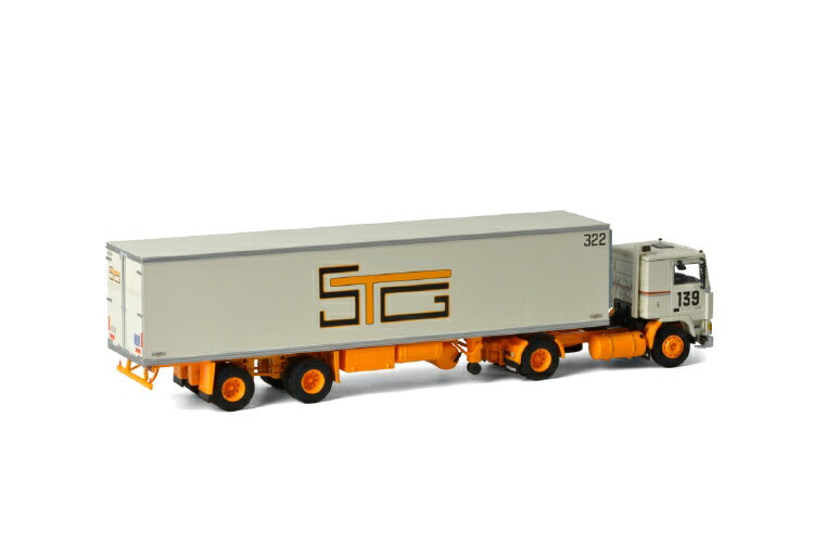 ギャラリービューアに画像をロードする, STG Autier VOLVO F10 4x2 リーファートレーラー CLASSIC - 2軸トラック /建設機械模型 工事車両 WSI 1/50 ミニチュア