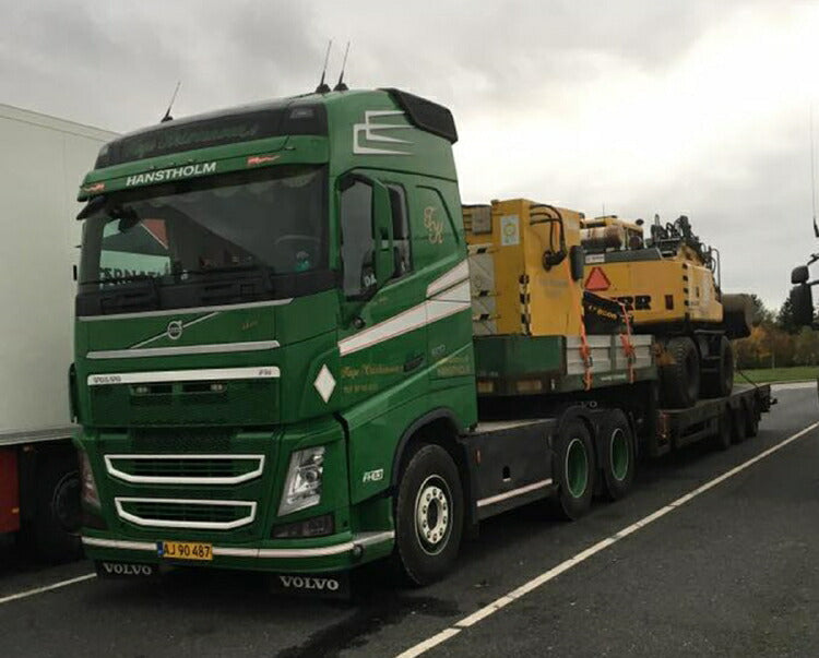ギャラリービューアに画像をロードする, 【予約】2019年1-3月以降発売予定Tage Kristensen VOLVO FH4 GLOBETROTTER 6x4 SEMI LOWLOADER + RAMPS - 3軸トレーラー /建設機械模型 工事車両 WSI 1/50 ミニチュア
