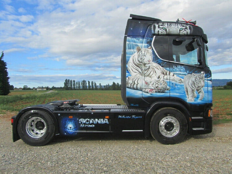 ギャラリービューアに画像をロードする, 【予約】2019年4-6月以降発売予定Lamouille Transports SCANIA S NORMAL CS20N 4x2 トラック トラクタ/建設機械模型 工事車両 WSI 1/50 ミニチュア