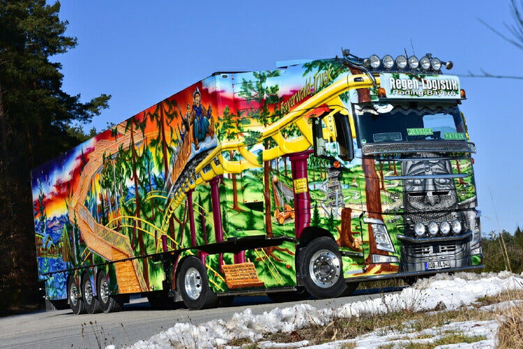 ギャラリービューアに画像をロードする, 【予約】10-12月以降発売予定Regen Logistik VOLVO FH4 GLOBETROTTER 4x2 リーファートレーラー - 3軸トレーラー /建設機械模型 工事車両WSI 1/50 ミニチュア
