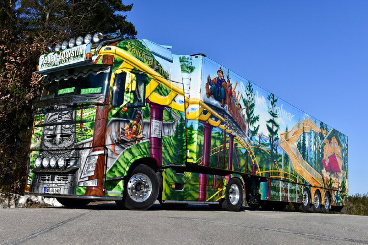 ギャラリービューアに画像をロードする, 【予約】10-12月以降発売予定Regen Logistik VOLVO FH4 GLOBETROTTER 4x2 リーファートレーラー - 3軸トレーラー /建設機械模型 工事車両WSI 1/50 ミニチュア