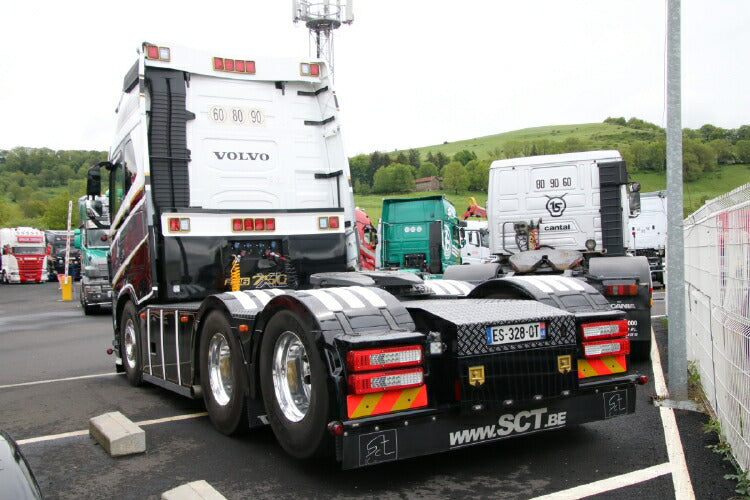 ギャラリービューアに画像をロードする, 【予約】2019年4-6月以降発売予定Verlhac TPS VOLVO FH4 GLOBETROTTER XL 6x2 TAG AXLE トラック トラクタ/建設機械模型 工事車両 WSI 1/50 ミニチュア