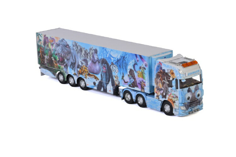 ギャラリービューアに画像をロードする, Eisinger DAF XF SUPER SPACE CAB 6X2 リーファートレーラー 3軸トラック /建設機械模型 工事車両 WSI 1/50 ミニチュア