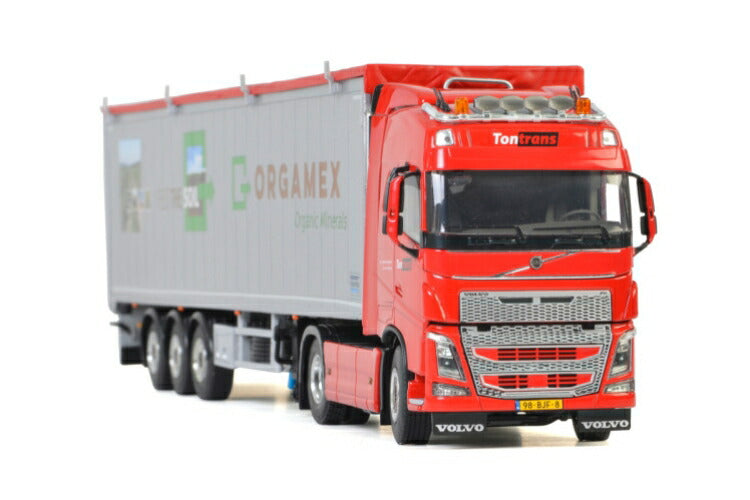 ギャラリービューアに画像をロードする, Ton Trans BV; VOLVO FH4 GLOBETROTTER 4x2 VOLUME TRAILER / CARGO FLOOR - 3軸トラック /建設機械模型 工事車両 WSI 1/50 ミニチュア