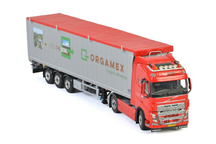 ギャラリービューアに画像をロードする, Ton Trans BV; VOLVO FH4 GLOBETROTTER 4x2 VOLUME TRAILER / CARGO FLOOR - 3軸トラック /建設機械模型 工事車両 WSI 1/50 ミニチュア