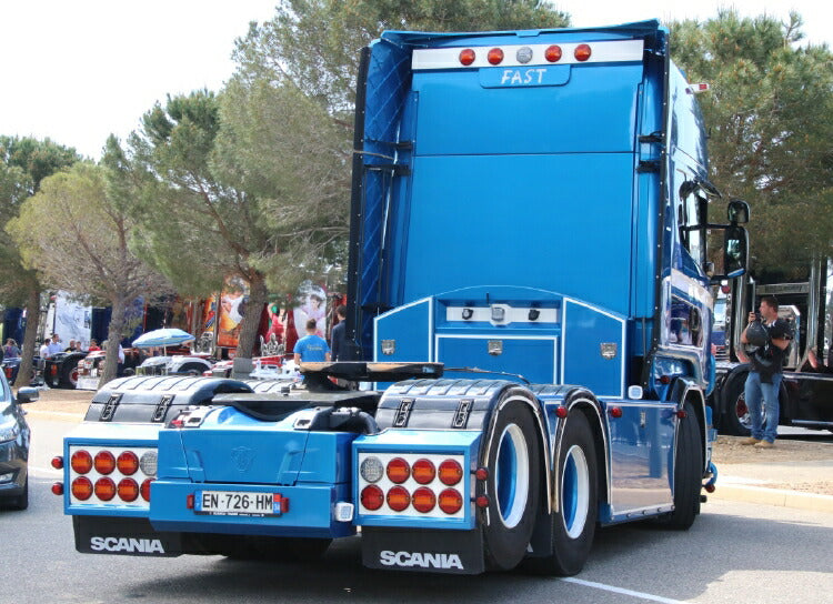 ギャラリービューアに画像をロードする, 【予約】2019年4-6月以降発売予定Transport Fast SCANIA STREAMLINE TOPLINE 6x2 TAG AXLE トラック トラクタ/建設機械模型 工事車両 WSI 1/50 ミニチュア