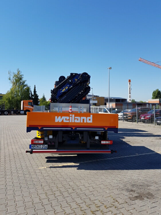 ギャラリービューアに画像をロードする, 【予約】2019年1-3月以降発売予定Weiland VOLVO FH4 GLOBETROTTER 8x2 TAG AXLE PALFINGER PK 92002 SH + JIBトラック /建設機械模型 工事車両 WSI 1/50 ミニチュア