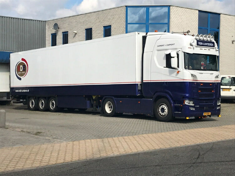ギャラリービューアに画像をロードする, 【予約】2019年4-6月以降発売予定VDB Lunteren SCANIA S HIGHLINE CS20H 4x2 リーファートレーラー 3軸 トラック /建設機械模型 工事車両 WSI 1/50 ミニチュア