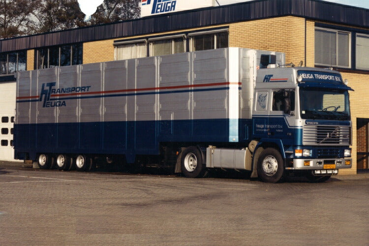 ギャラリービューアに画像をロードする, 【予約】2020年1-3月以降発売予定Heuga Transport VOLVO F16 GLOBETROTTER 4X2 LIVE STOCK TRAILER 3軸 トラック/建設機械模型 工事車両 WSI 1/50 ミニチュア