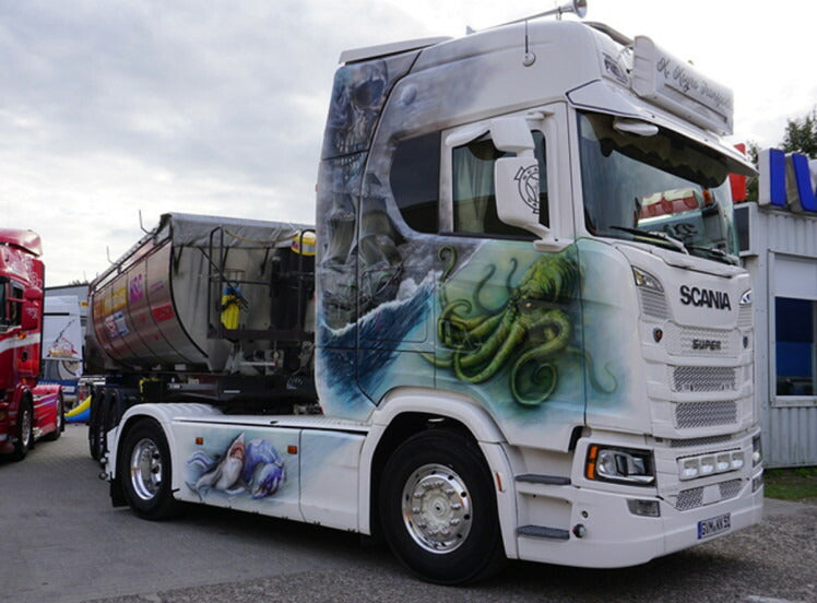 ギャラリービューアに画像をロードする, 【予約】2019年1-3月以降発売予定K. Koyro Transporte SCANIA S HIGHLINE CS20H 4x2トラック /建設機械模型 工事車両 WSI 1/50 ミニチュア