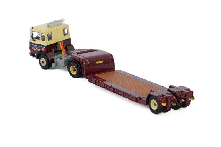 ギャラリービューアに画像をロードする, 【予約】12月以降発売予定Van Wijgerden DAF 2600 4x2 LOWLOADER ODU 1 AXLEトラック トレーラー/WSI 1/50 建設機械 模型ミニカー はたらく車 重機