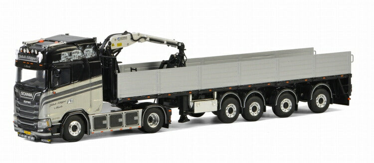 ギャラリービューアに画像をロードする, Jakob Schipper SCANIA S HIGHLINE CS20H 4x2 BRICK TRAILER - 4軸 トラック /建設機械模型 工事車両 WSI 1/50 ミニチュア