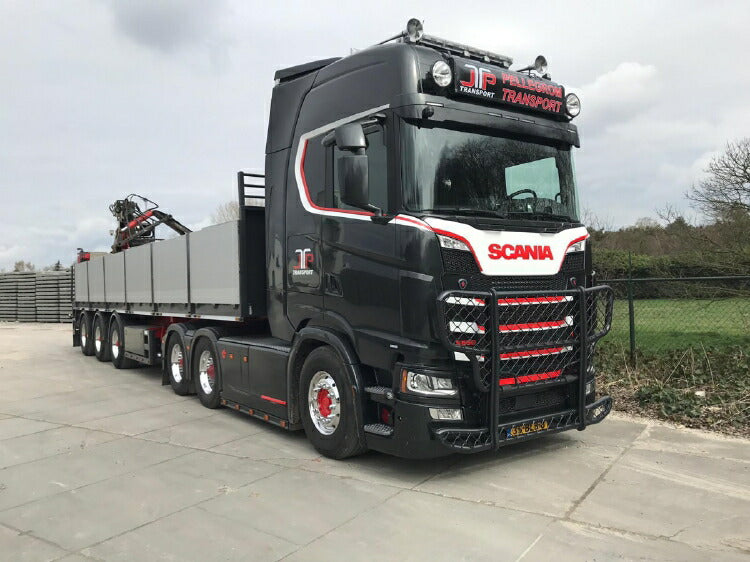 ギャラリービューアに画像をロードする, 【予約】12月以降発売予定Jasper Pellegrom Transport SCANIA S HIGHLINE CS20H 6X2 TAG AXLE + BRICK TRAILER 3軸 トラック 建設機械模型 工事車両WSI 1/50 ミニチュア