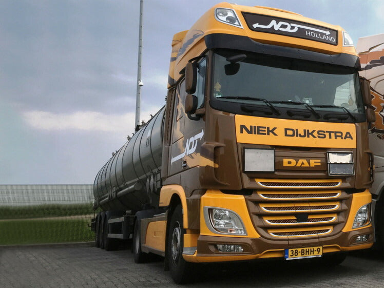ギャラリービューアに画像をロードする, 【予約】2020年1-3月以降発売予定Niek Dijkstra DAF XF SUPER SPACE CAB 4x2 TANK TRAILER 3軸 トラック/建設機械模型 工事車両 WSI 1/50 ミニチュア