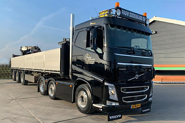 ギャラリービューアに画像をロードする, 【予約】2020年1-3月以降発売予定Pauw b.v VOLVO FH4 SLEEPER CAB 6x2 TWIN STEER BRICK TRAILER 3軸 トラック/建設機械模型 工事車両 WSI 1/50 ミニチュア